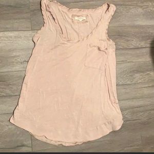Free People (pure+Good brand) Pink Pocket Tank Top